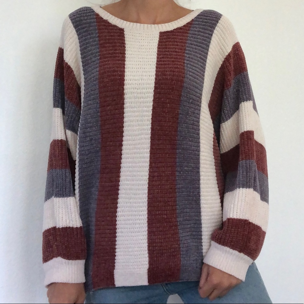 NEW Soft Striped Sweater - Picture 2 of 7